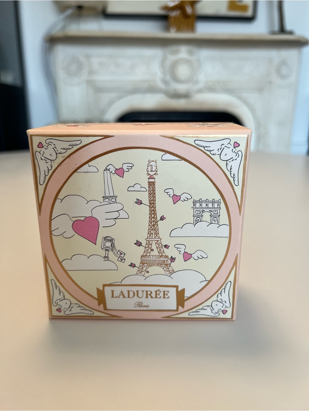 Ladurée Paris Decorative Pink Storage Box